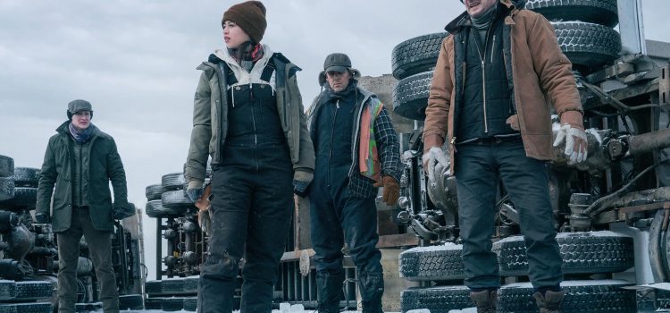 Big Rigs in Big Trouble in Liam Neeson’s Latest ‘The Ice Road’
